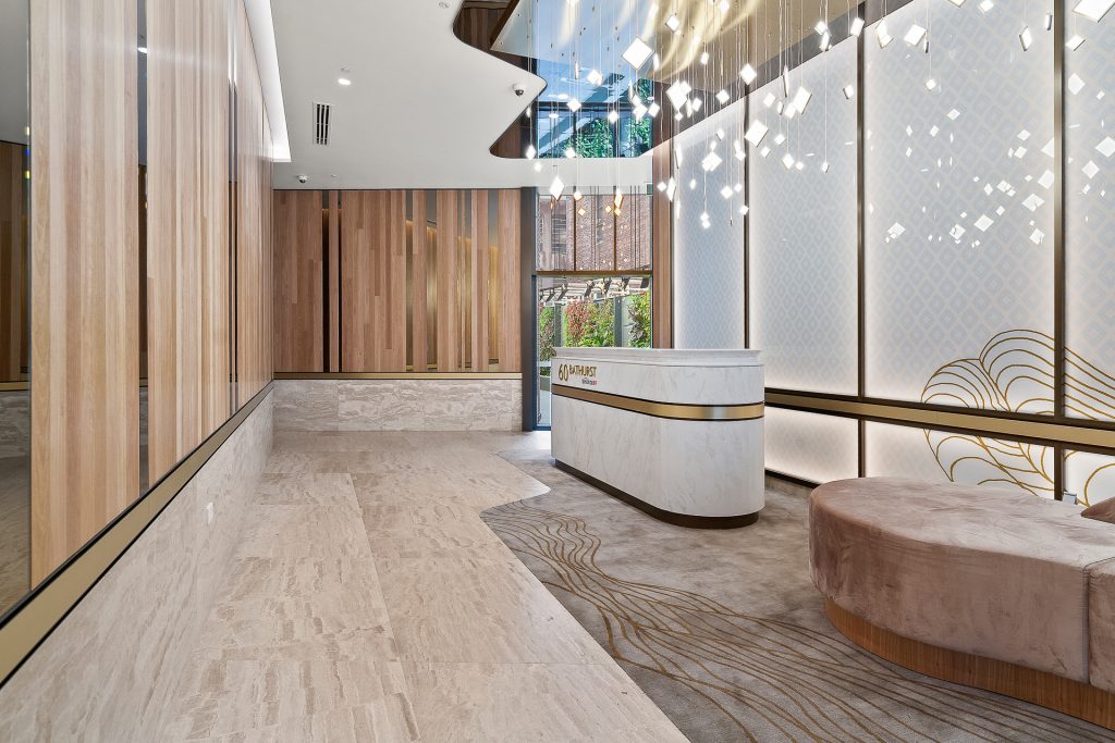 Chanel Beige marble natural stone in commercial project