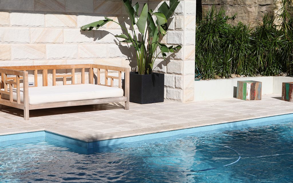 outdoor travertine