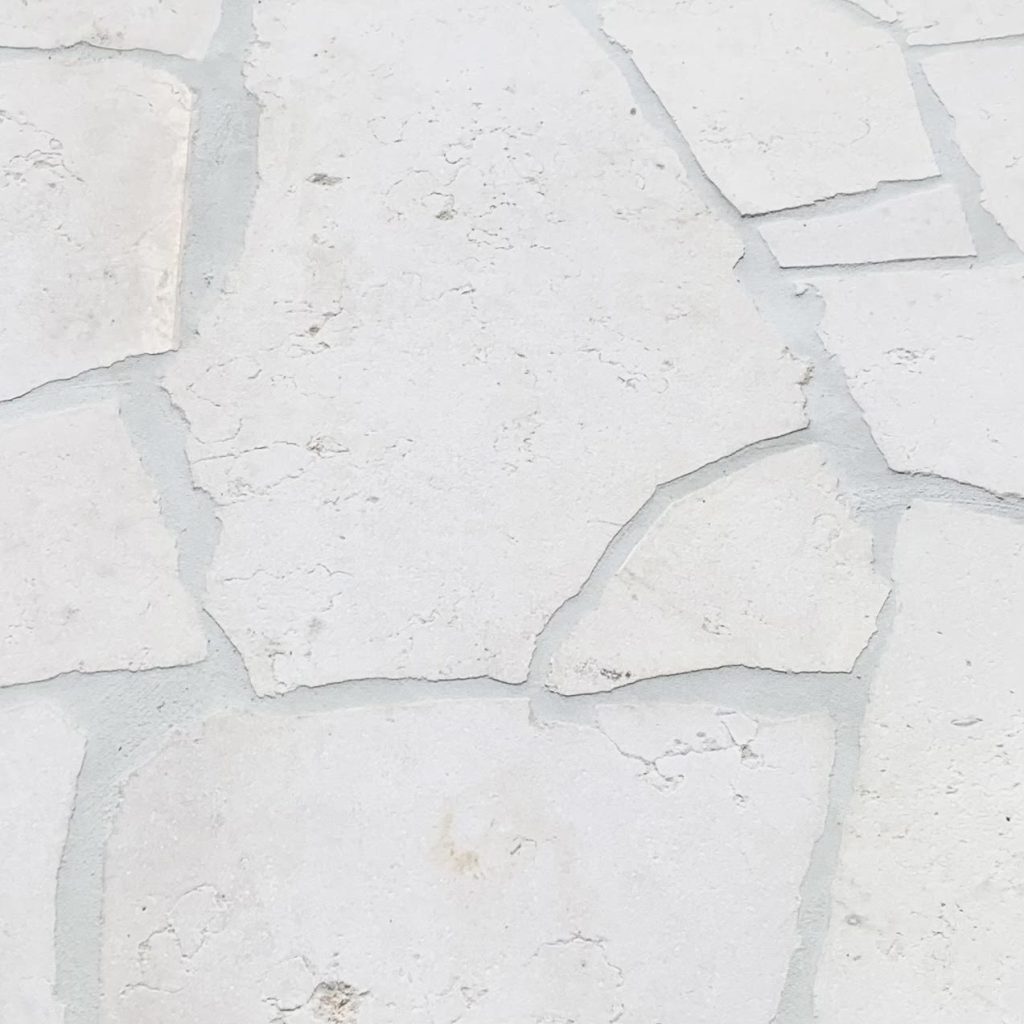 limestone crazy paving